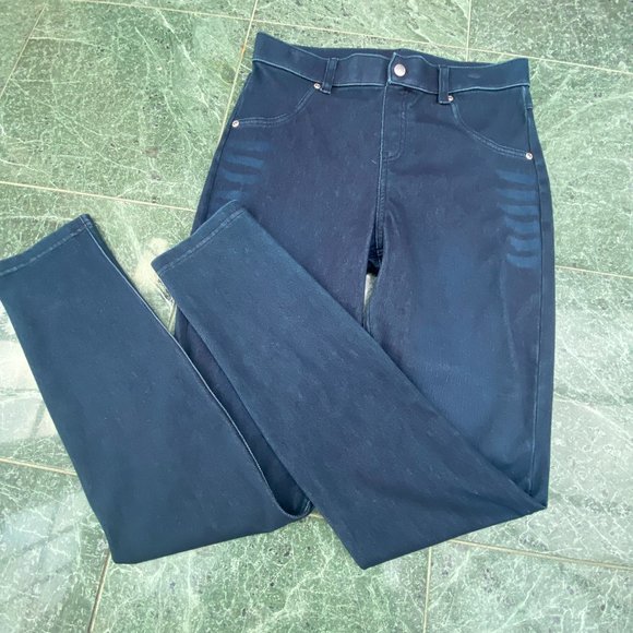 HUE Pants - Women's  High Waist Denim Legging's size medium new